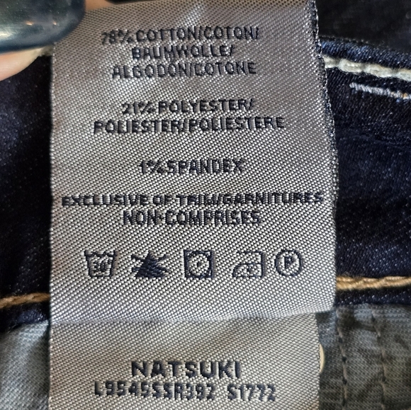 Silver Jeans Natsuki Dark Wash 36/37 Bootcut Jean Denim Womens - Picture 8 of 9